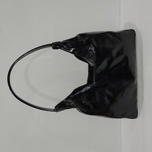 Prada Patent Black Bag with Velcro Snap